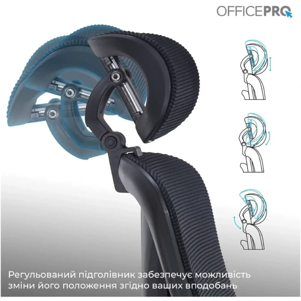 Купить Кресло офисное Officepro Atlas OC630-B-B-B Black - фото 12