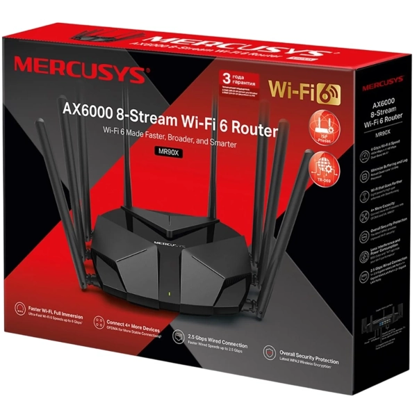 Купити Маршрутизатор Mercusys MR90X - фото 3