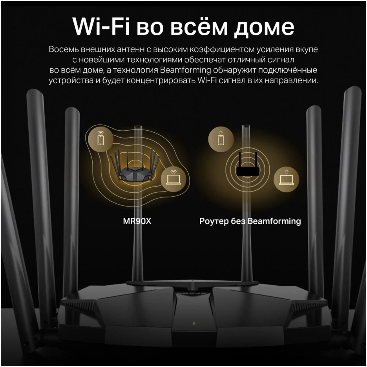 Купити Маршрутизатор Mercusys MR90X - фото 8