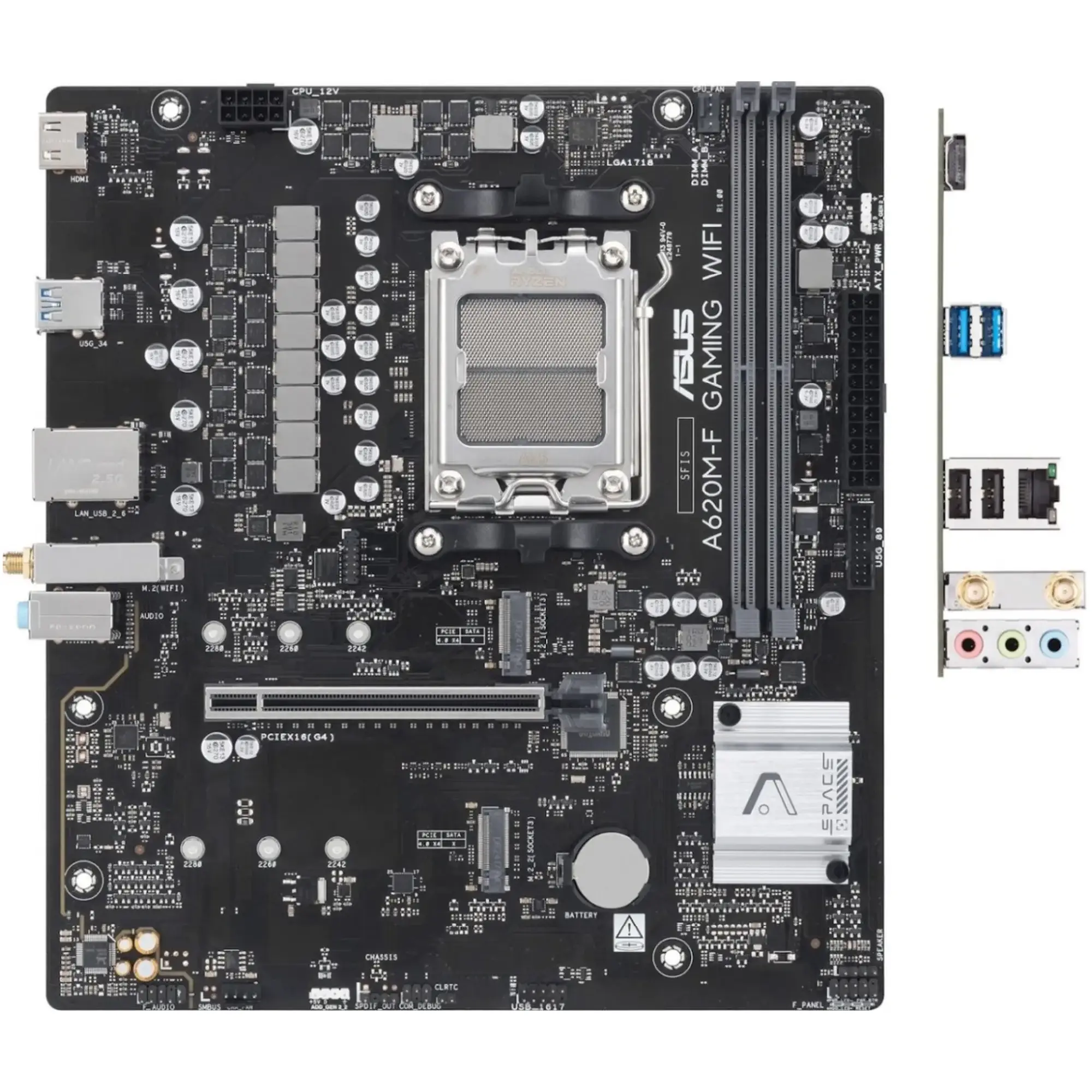 Купить Материнcкая плата Asus A620M-F Gaming WiFi - фото 1
