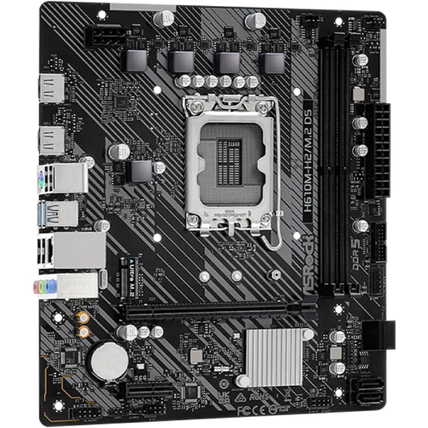 Купить Материнская плата ASRock H610M-H2/M.2+ D5 - фото 2