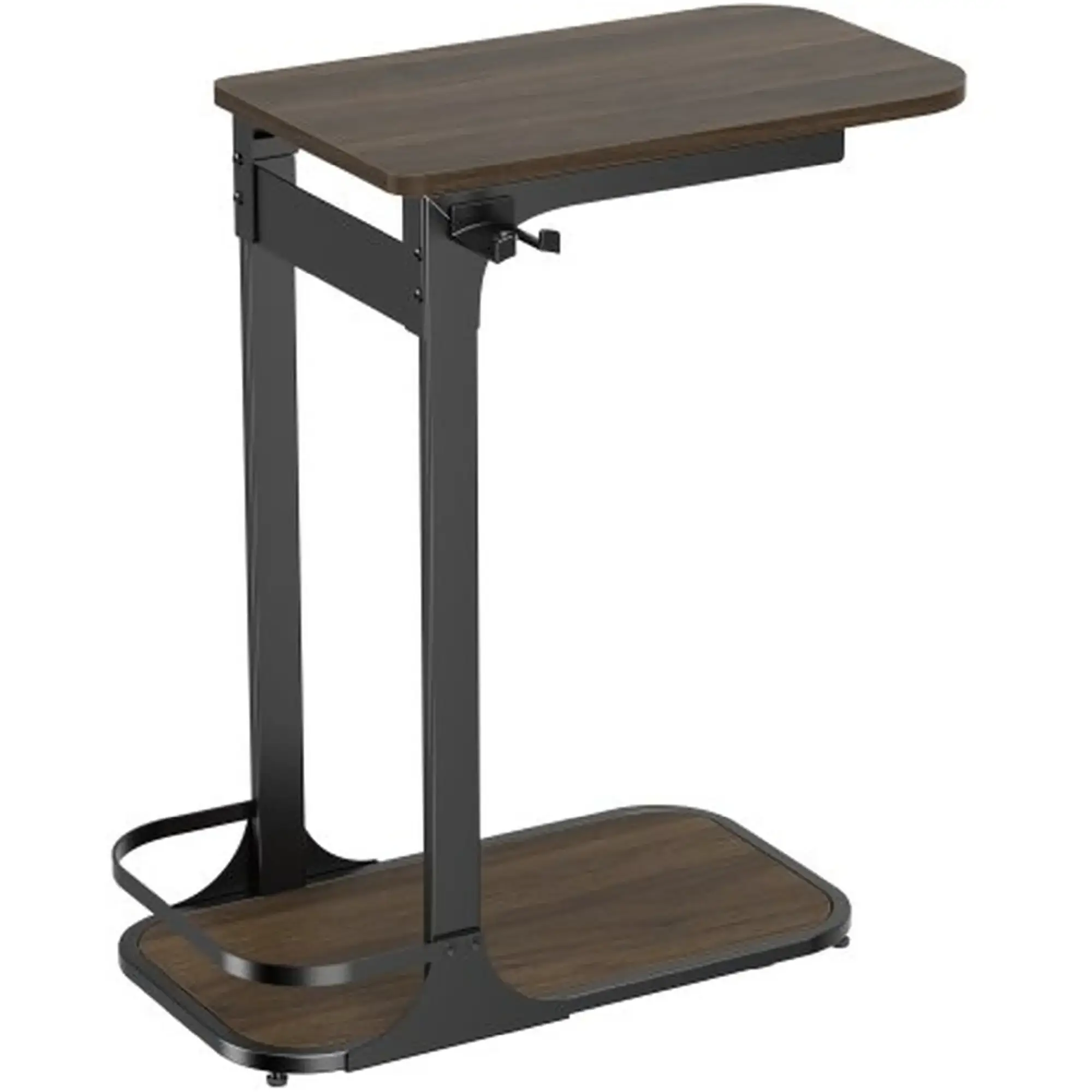 Купить Офисный стол с держателем для гарнитур SD137DW Dark Wood/Black - фото 1
