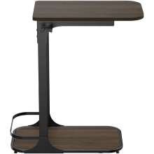 Купить Офисный стол с держателем для гарнитур SD137DW Dark Wood/Black - фото 2