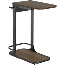 Купить Офисный стол с держателем для гарнитур SD137DW Dark Wood/Black - фото 3