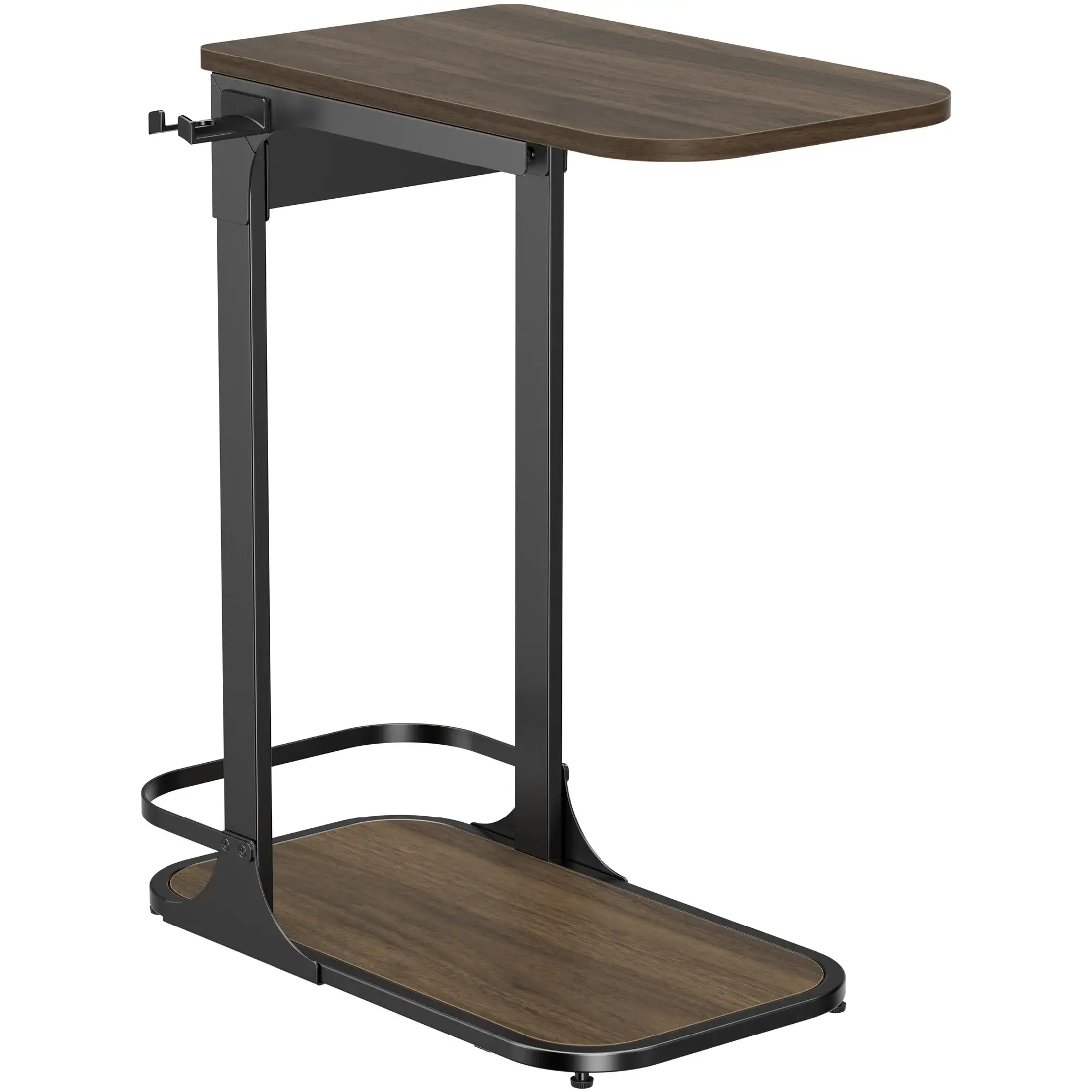 Купить Офисный стол с держателем для гарнитур SD137DW Dark Wood/Black - фото 3