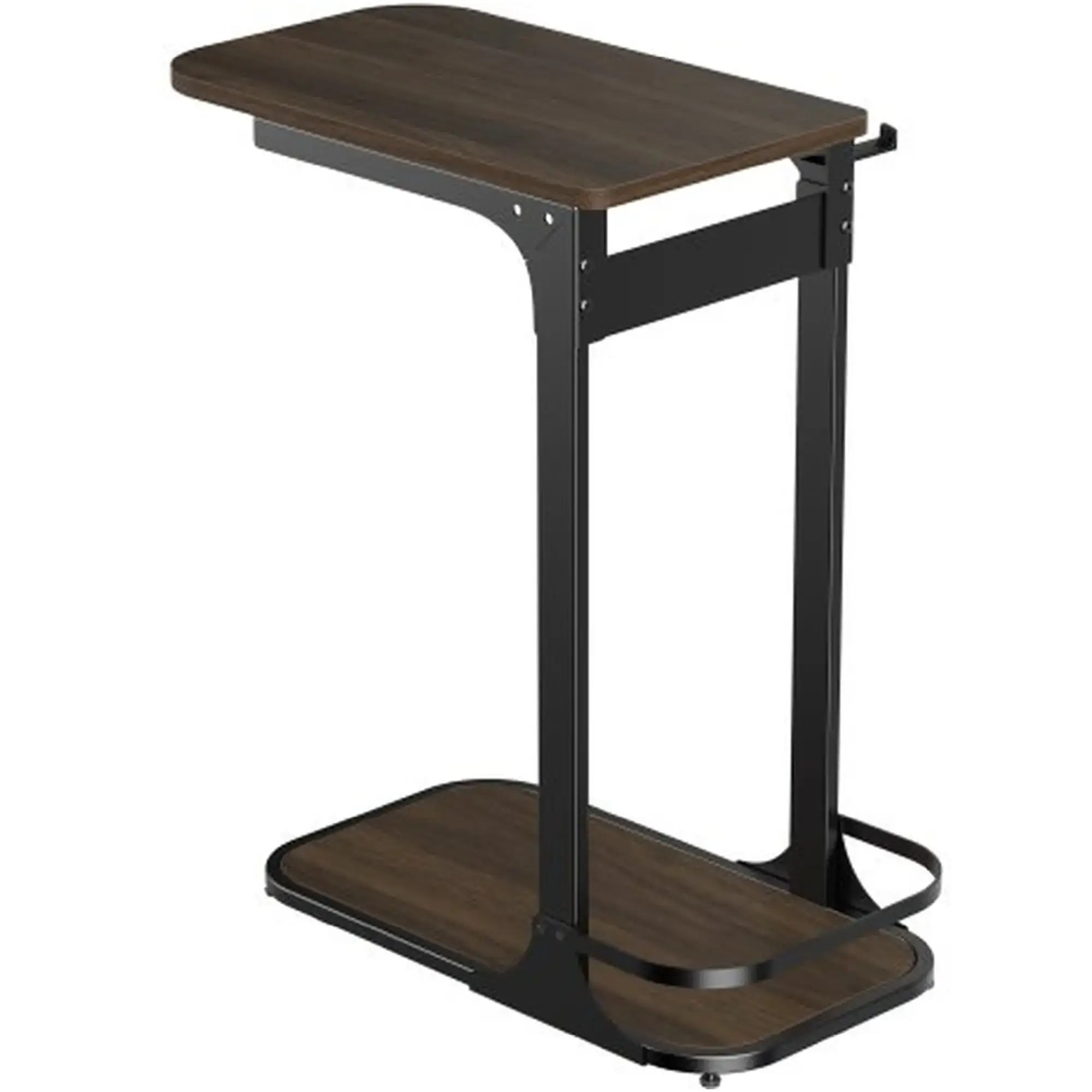 Купить Офисный стол с держателем для гарнитур SD137DW Dark Wood/Black - фото 4