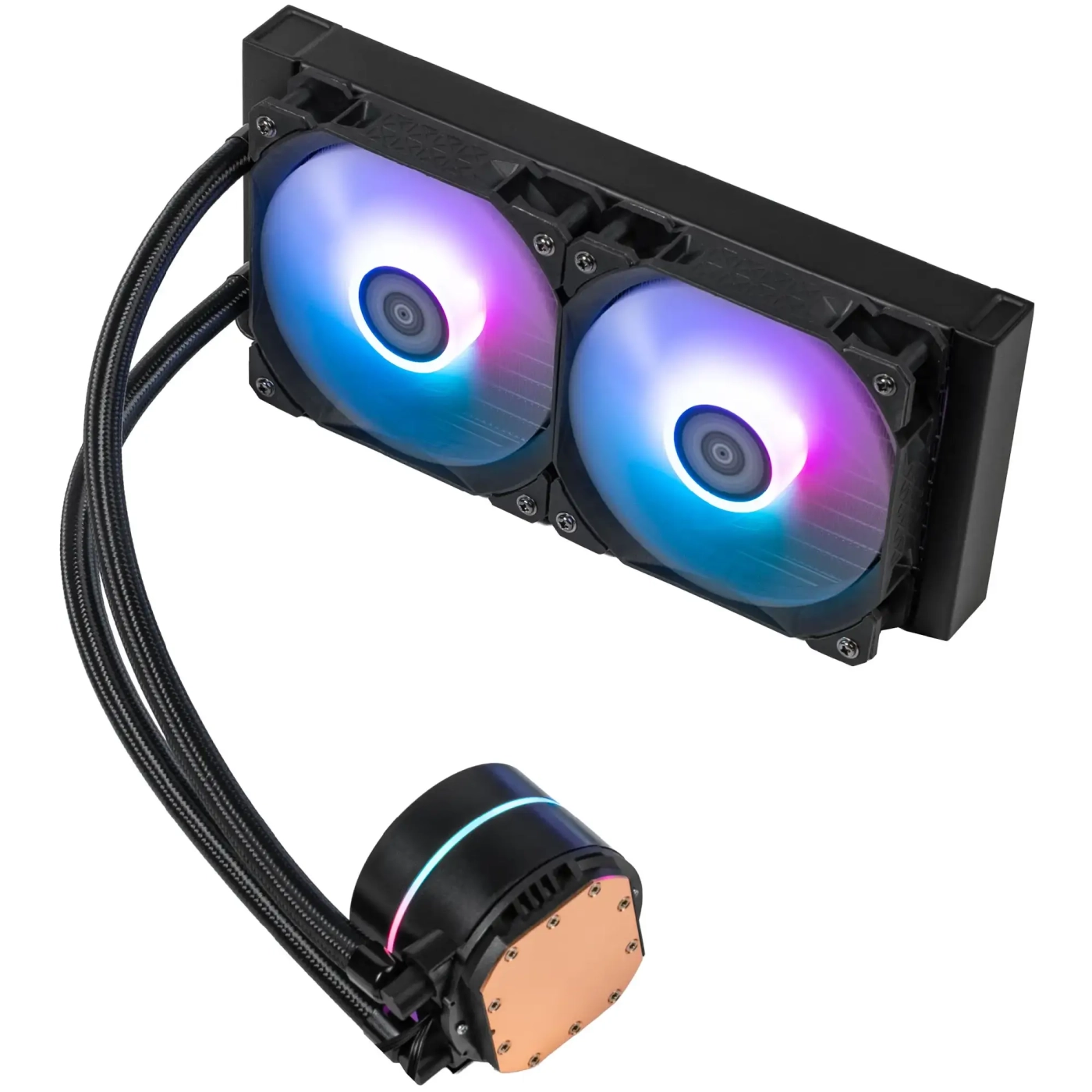 Купить Система жидкостного охлаждения QUBE ZT-240 Black - фото 2