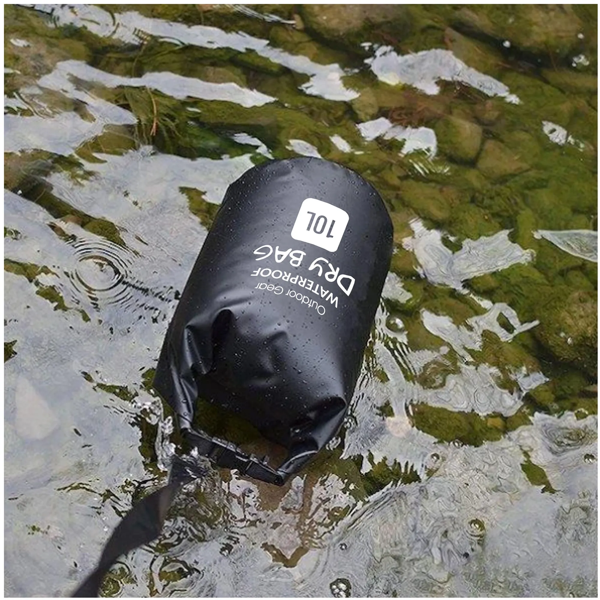 Купить Водонепроницаемый рюкзак Armorstandart Waterproof Outdoor Gear 10L Black (ARM59236) - фото 3