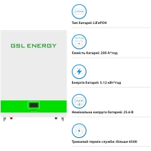 Купить Система хранения энергии Solarverse SV3024A-1GS5.12K-LFP 3kW 5.12kWh 1BAT LiFePO4 6500 циклов - фото 5