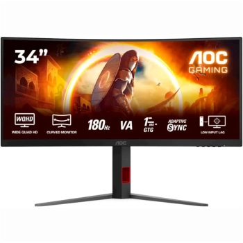 Купить Монитор 34" AOC CU34G4 (UW2K) - фото 1