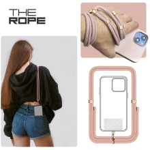 Купить Ремешок для смартфона ArmorStandart Rope Gold Rose with Clear holder (ARM67203) - фото 6