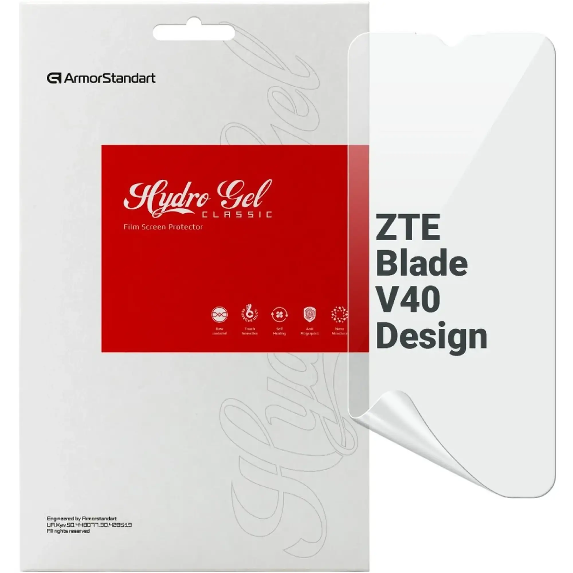 Купить Гидрогелевая пленка ArmorStandart для ZTE Blade V40 Design (ARM68859) - фото 1