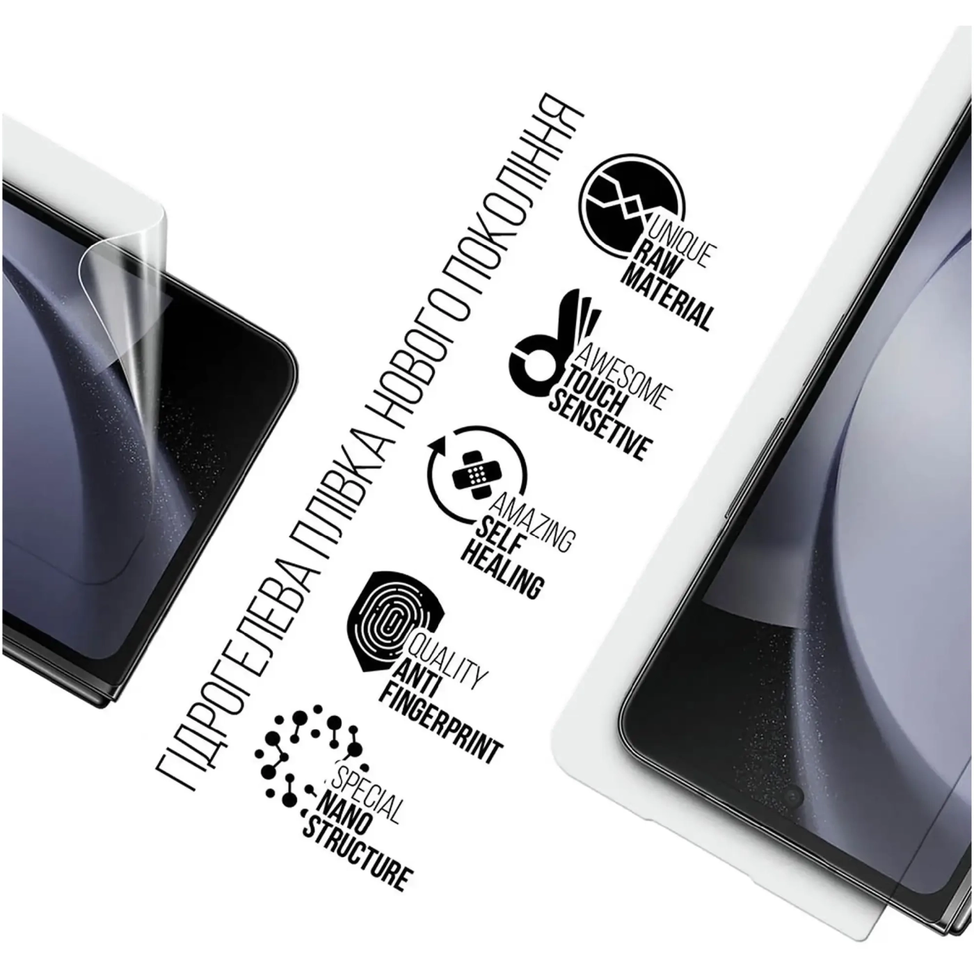 Купити Гідрогелева плівка ArmorStandart на зовнішній дисплей для Samsung Fold 5 (SM-F946) (ARM70402) - фото 2