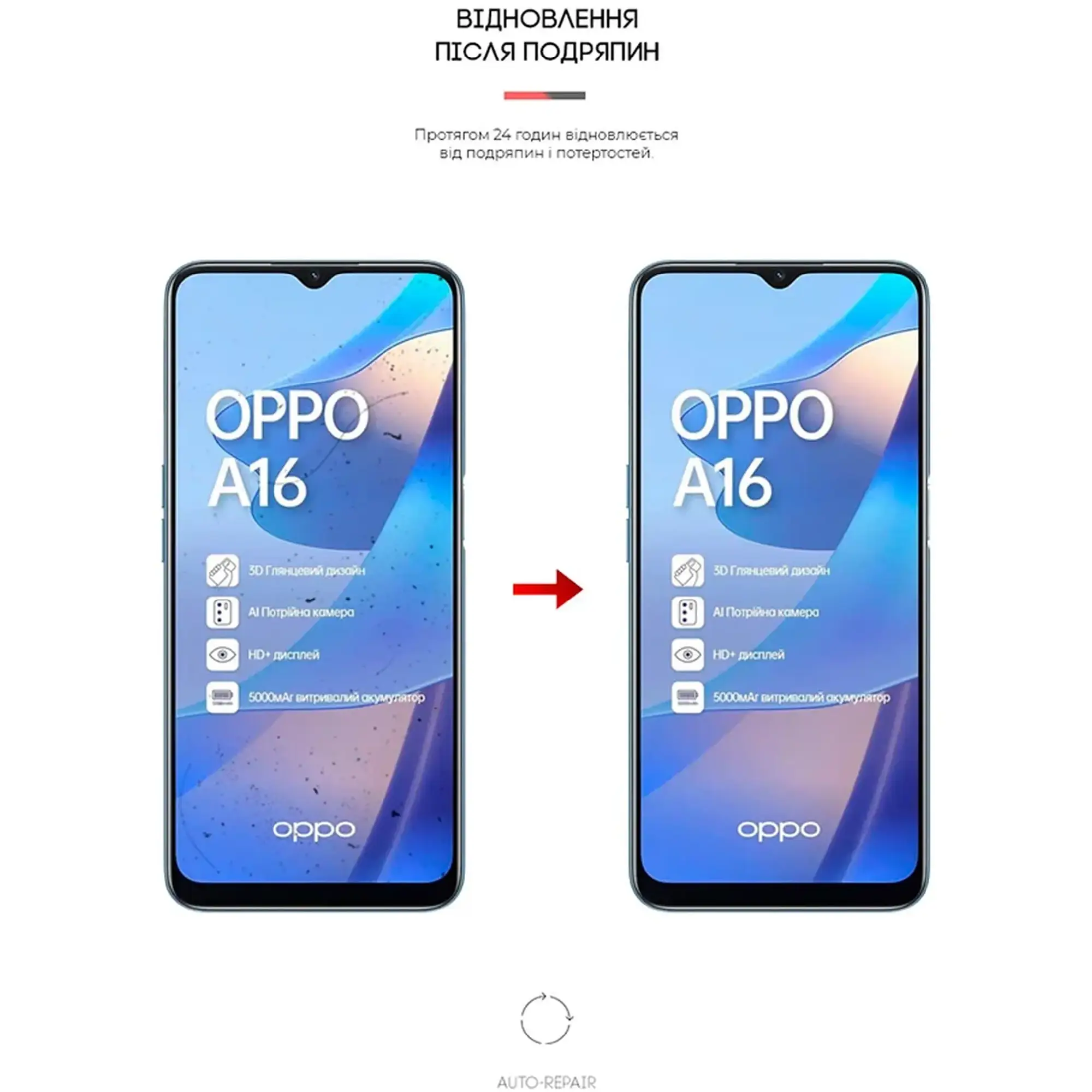 Купить Гидрогелевая пленка ArmorStandart для OPPO A16 (ARM61107) - фото 3