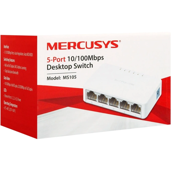Купити Комутатор Mercusys MS105 - фото 7