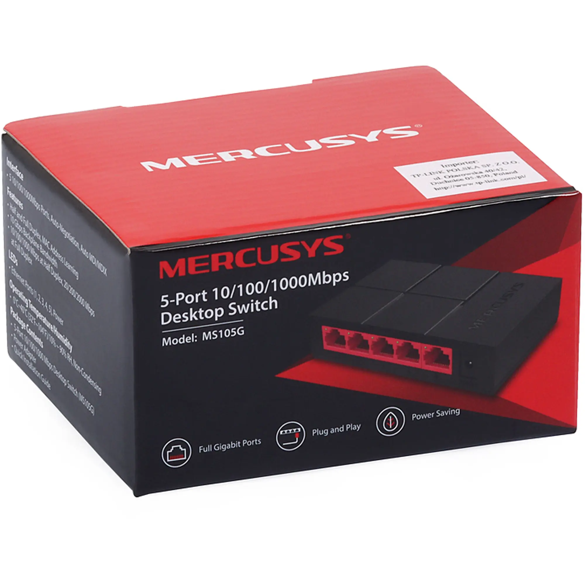Купити Комутатор Mercusys MS105G - фото 4