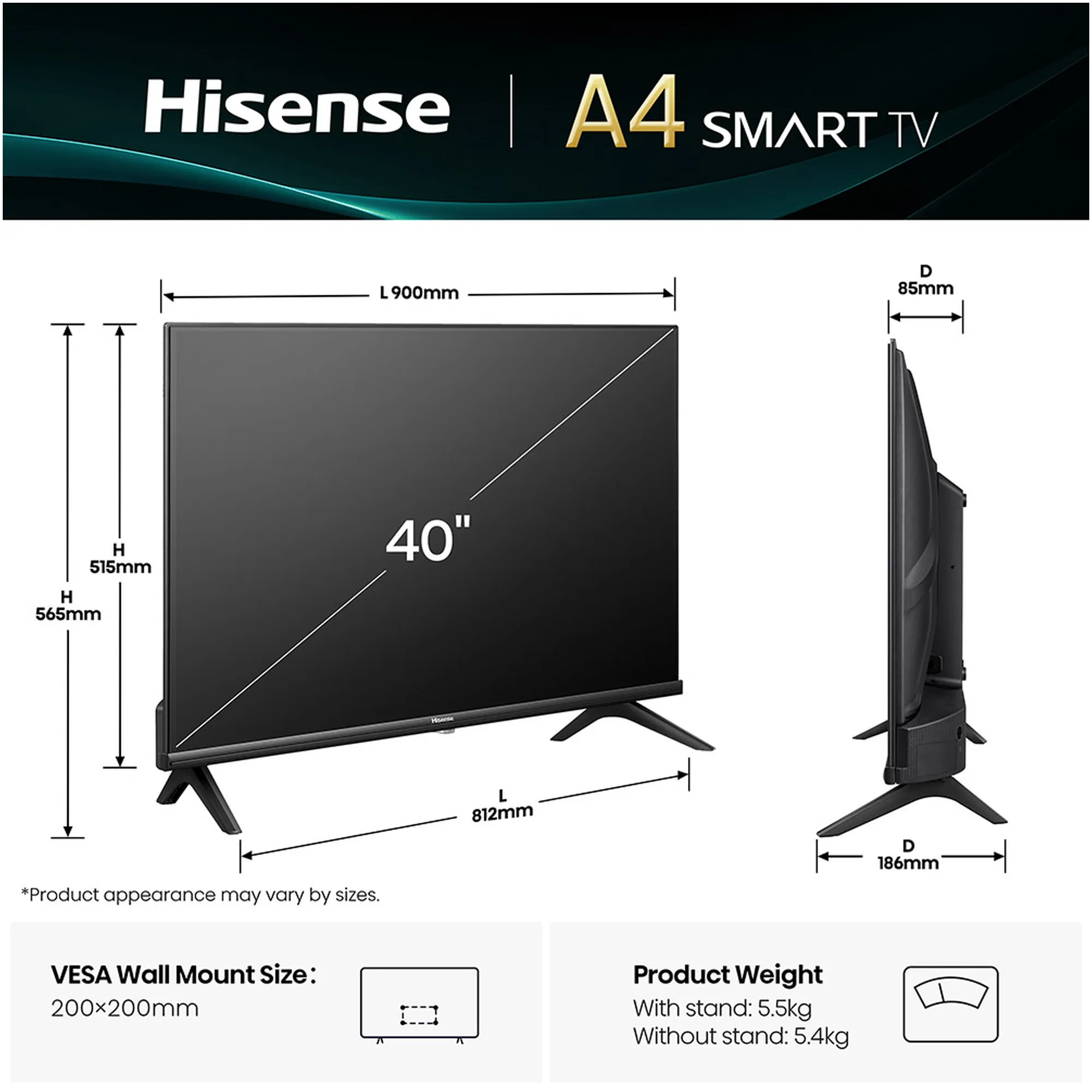 Купить Телевизор Hisense 40A4Q - фото 6