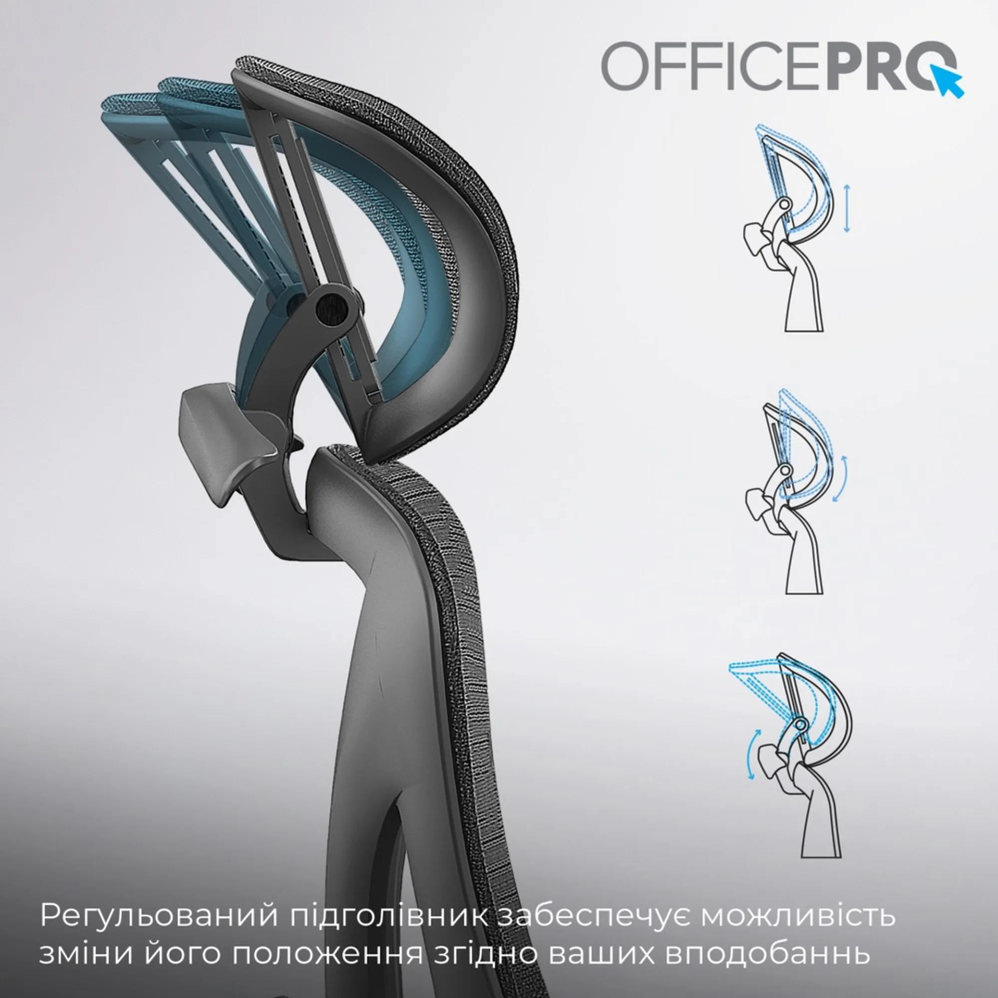 Купить Кресло офисное Officepro Elite Black (OC950B) - фото 9