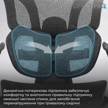 Купить Кресло офисное Officepro Elite Black (OC950B) - фото 10