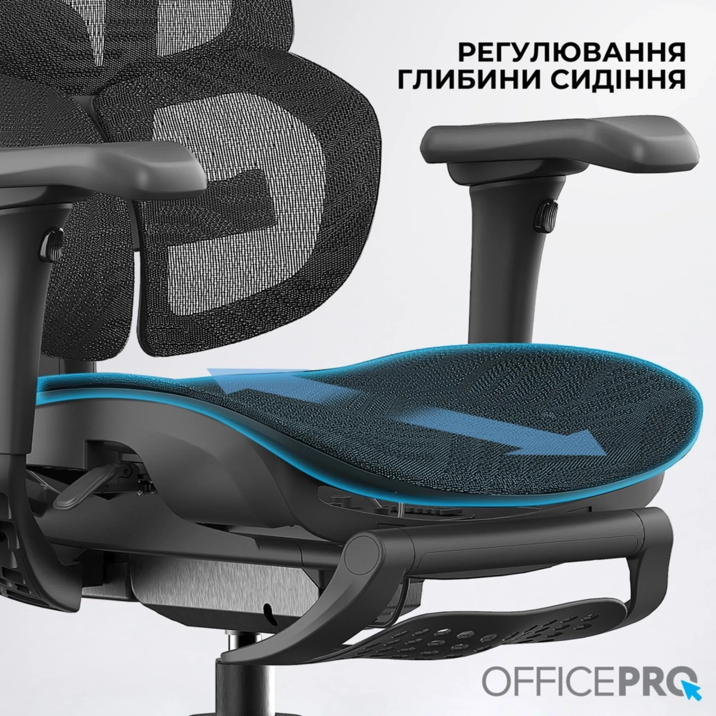 Купить Кресло офисное Officepro Elite Black (OC950B) - фото 11