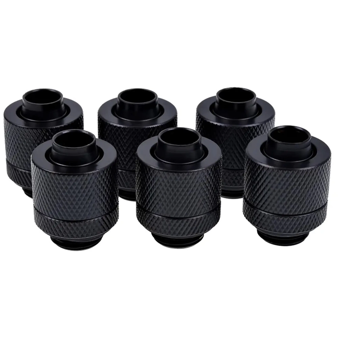 Купить Фитинг Alphacool Eiszapfen 13/10mm 6-pack Deep Black (17228) - фото 1