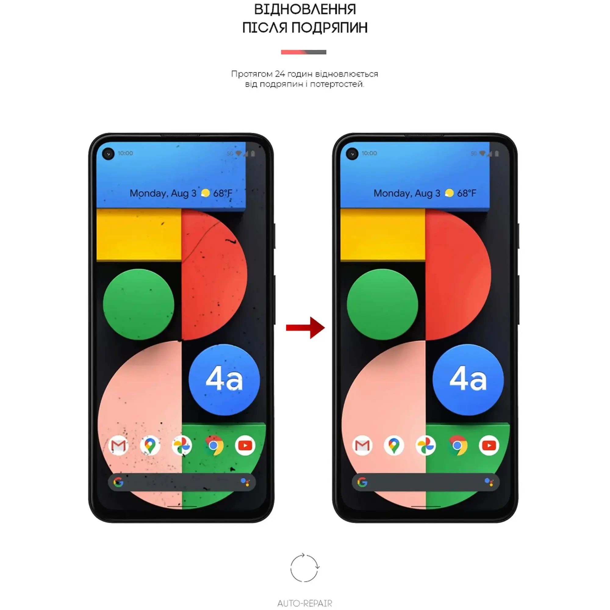 Купить Гидрогелевая пленка ArmorStandart Anti-Blue для Google Pixel 4a 5G (ARM61188) - фото 3