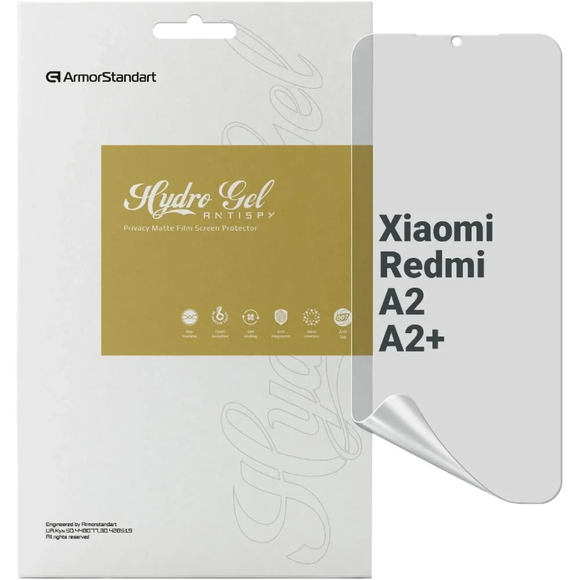 Купить Гидрогелевая пленка ArmorStandart Anti-spy для Xiaomi Redmi A2 / A2+ (ARM66581) - фото 1