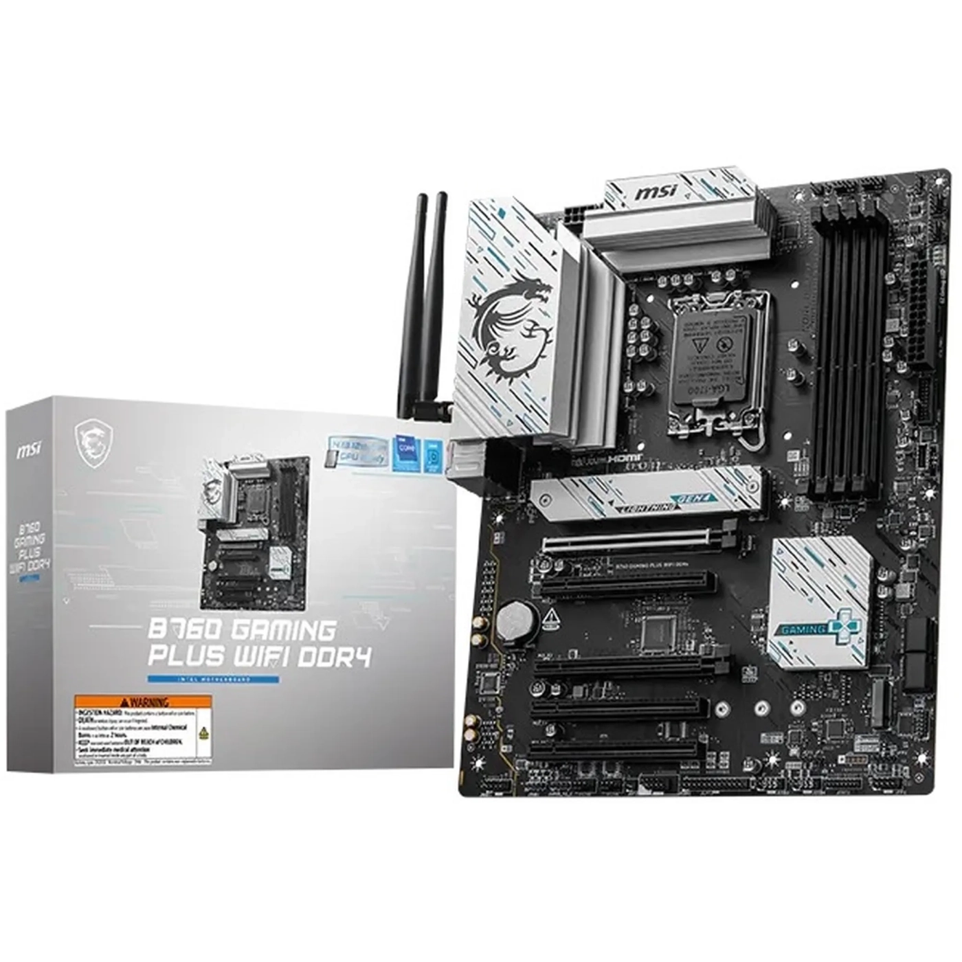 Купити Материнська плата MSI B760 GAMING PLUS WIFI DDR4 - фото 1