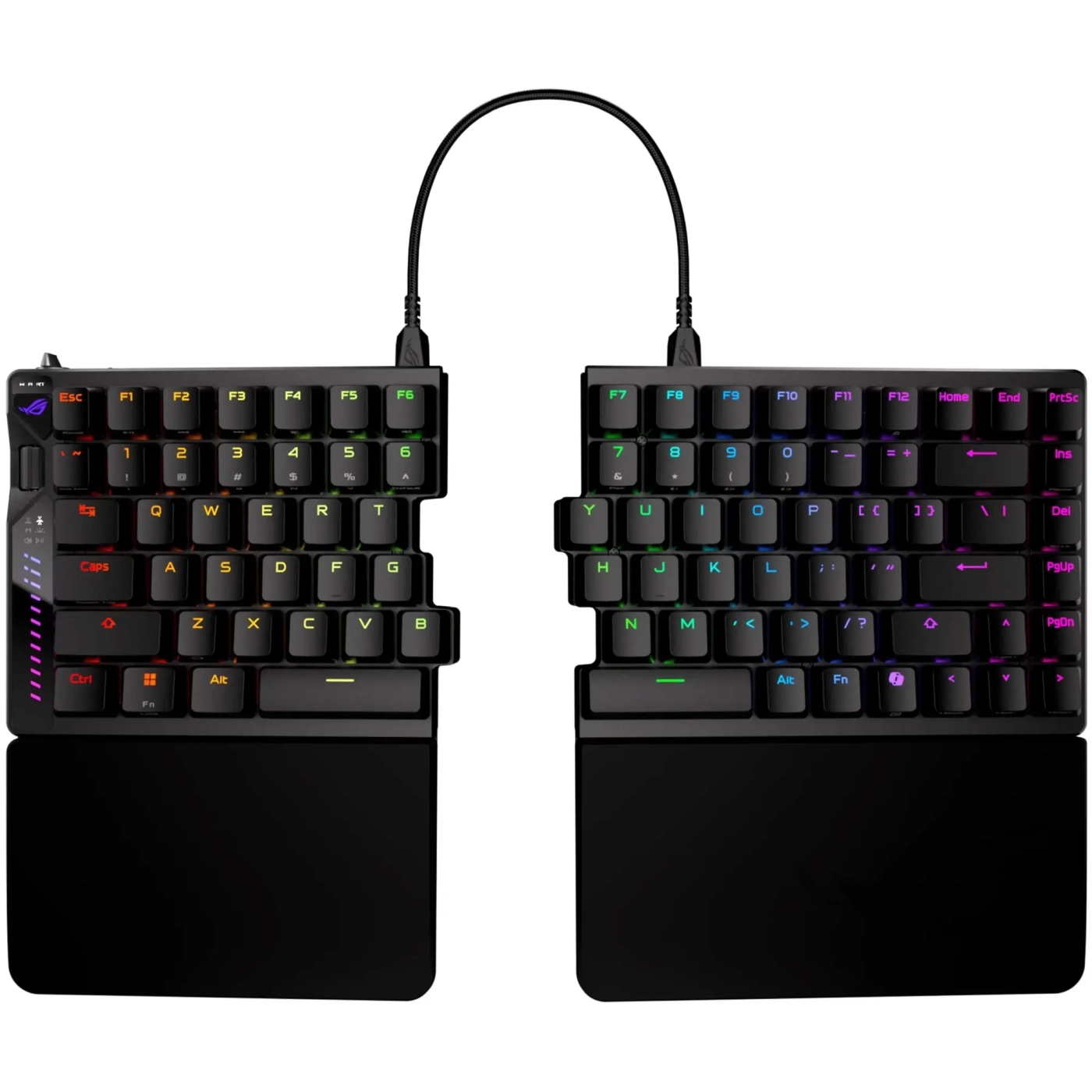 Купити Клавіатура ASUS ROG Falcata Split Magnetic Switch EN RGB Black (90MP043H-BKUA20) - фото 1