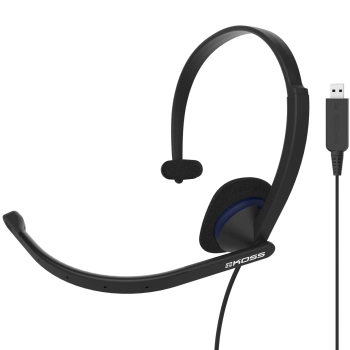 Купити Гарнітура Koss On-Ear CS195 USB Uni Mic (194267.101) Black - фото 1