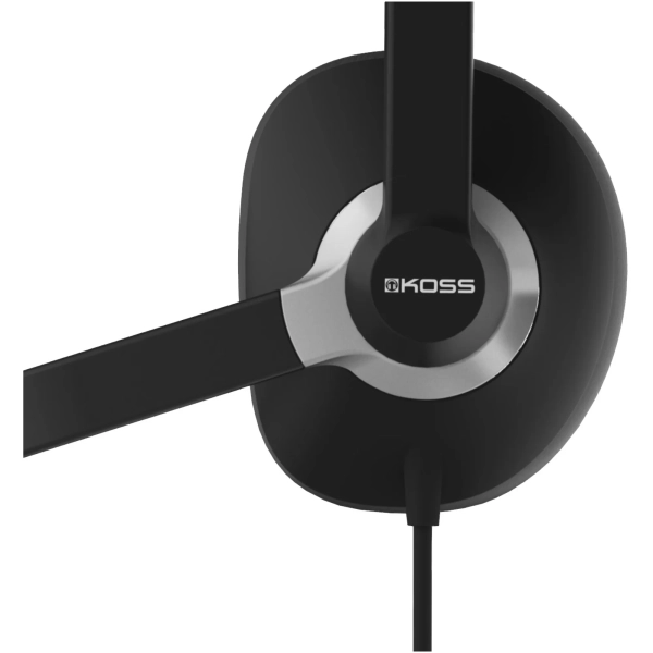Купити Гарнітура Koss On-Ear CS300 USB Uni Mic (194283.101) Black - фото 2