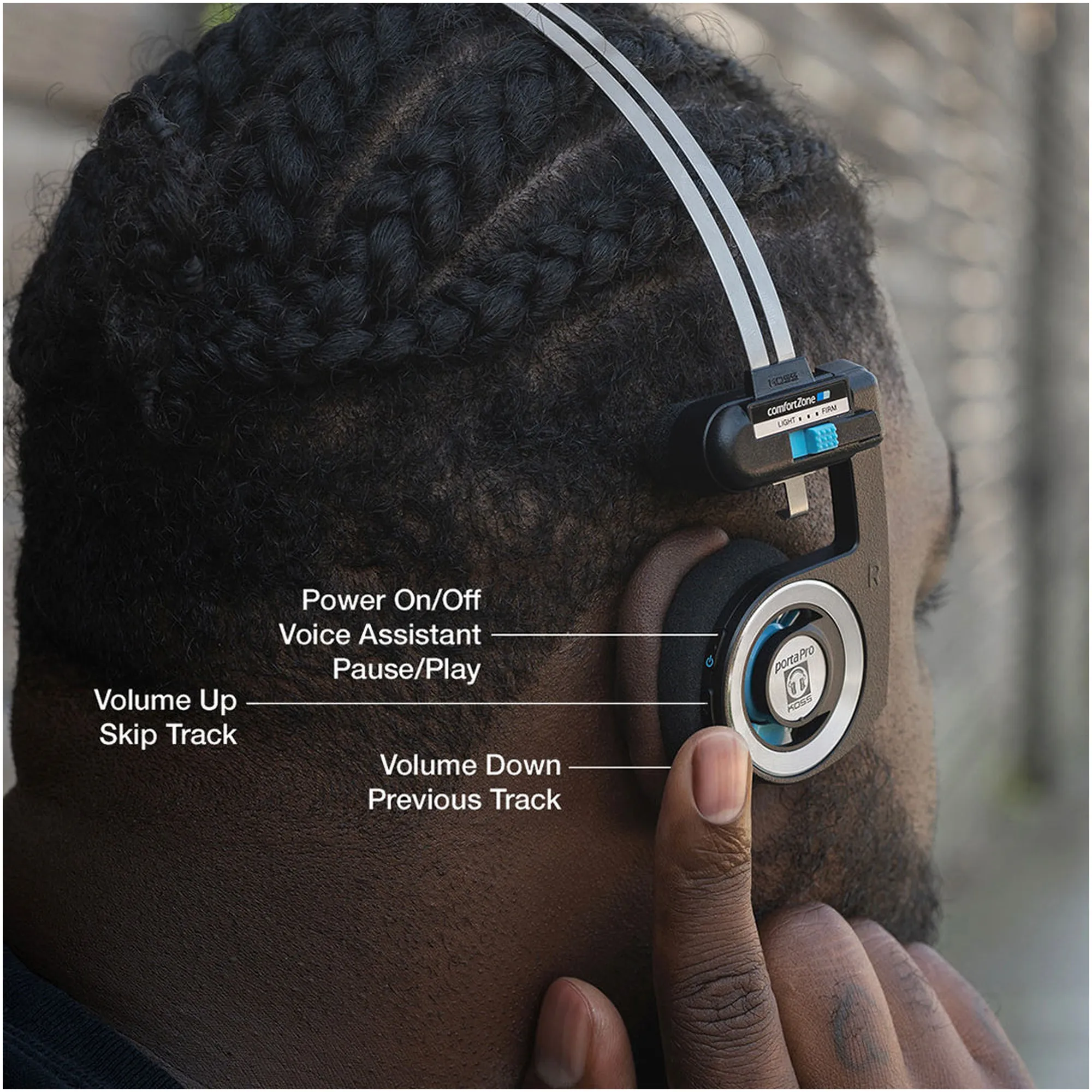 Купить Наушники Koss On-Ear Porta Pro Wireless (197675.102) Black - фото 6