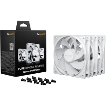 Купити Вентилятор be quiet! PURE WINGS 3 120mm PWM Reverse White 3-Pack (BL136) - фото 3