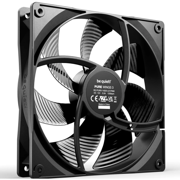 Купити Вентилятор be quiet! PURE WINGS 3 140mm PWM 3-Pack (BL139) - фото 2
