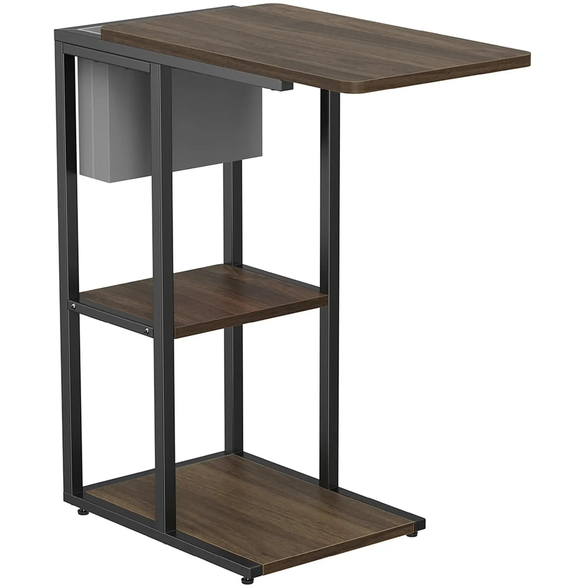 Купити Приставний столик Officepro SD175DW Dark Wood Black - фото 1