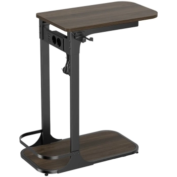 Купить Приставной столик Officepro SD185DW Dark Wood Black - фото 1
