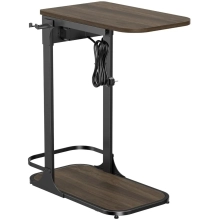 Купити Приставний столик Officepro SD185DW Dark Wood Black - фото 2