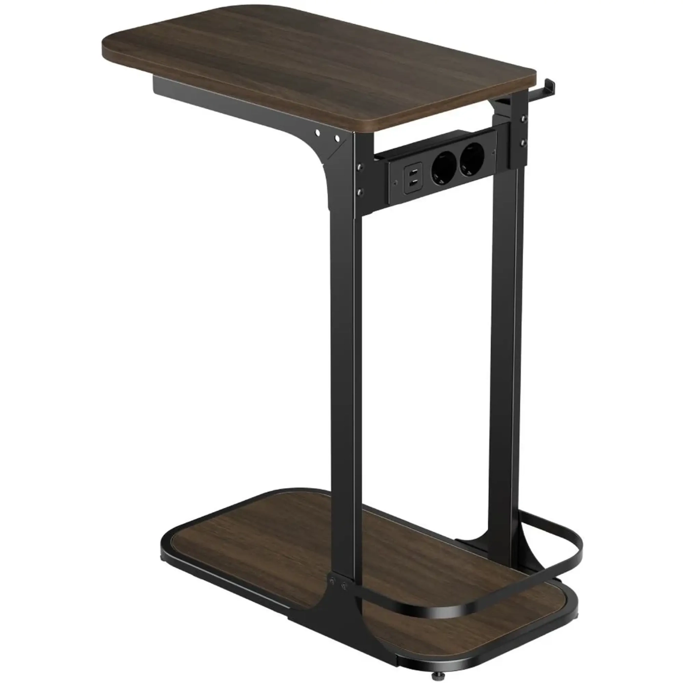 Купити Приставний столик Officepro SD185DW Dark Wood Black - фото 4