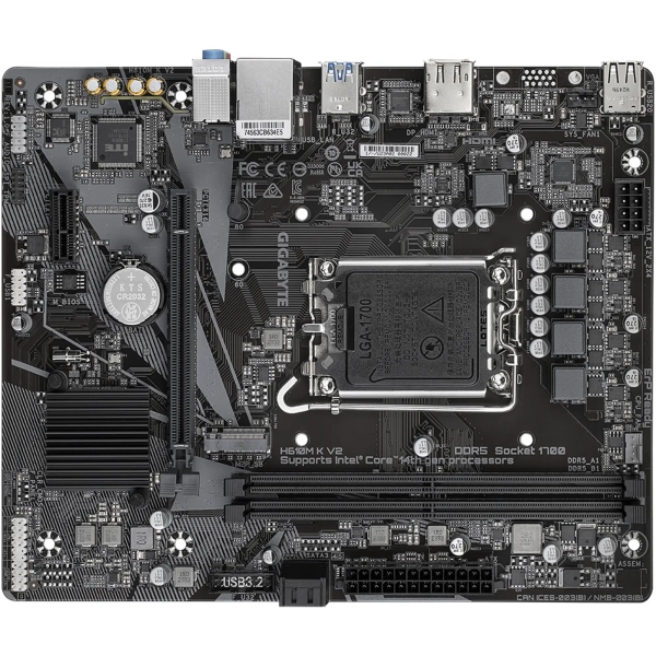 Купить Материнcкая плата GIGABYTE H610M K V2 - фото 3