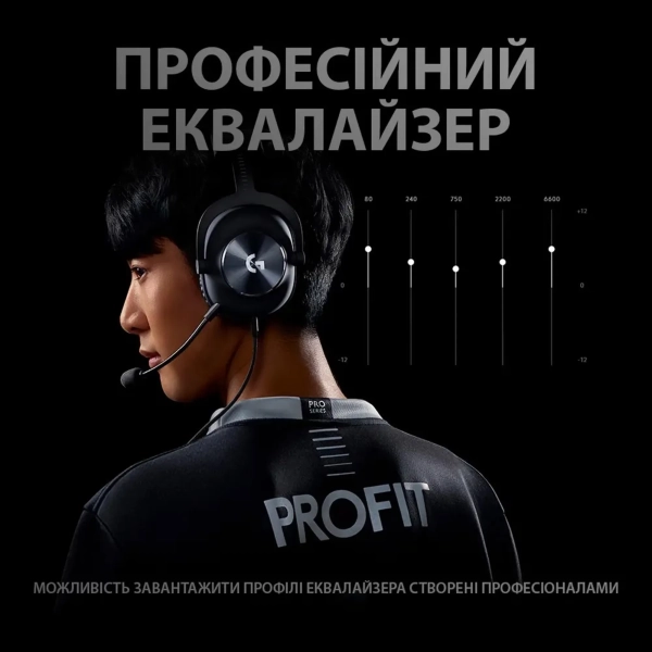Купить Наушники Logitech G PRO X with Stand Black (991-000358) - фото 10