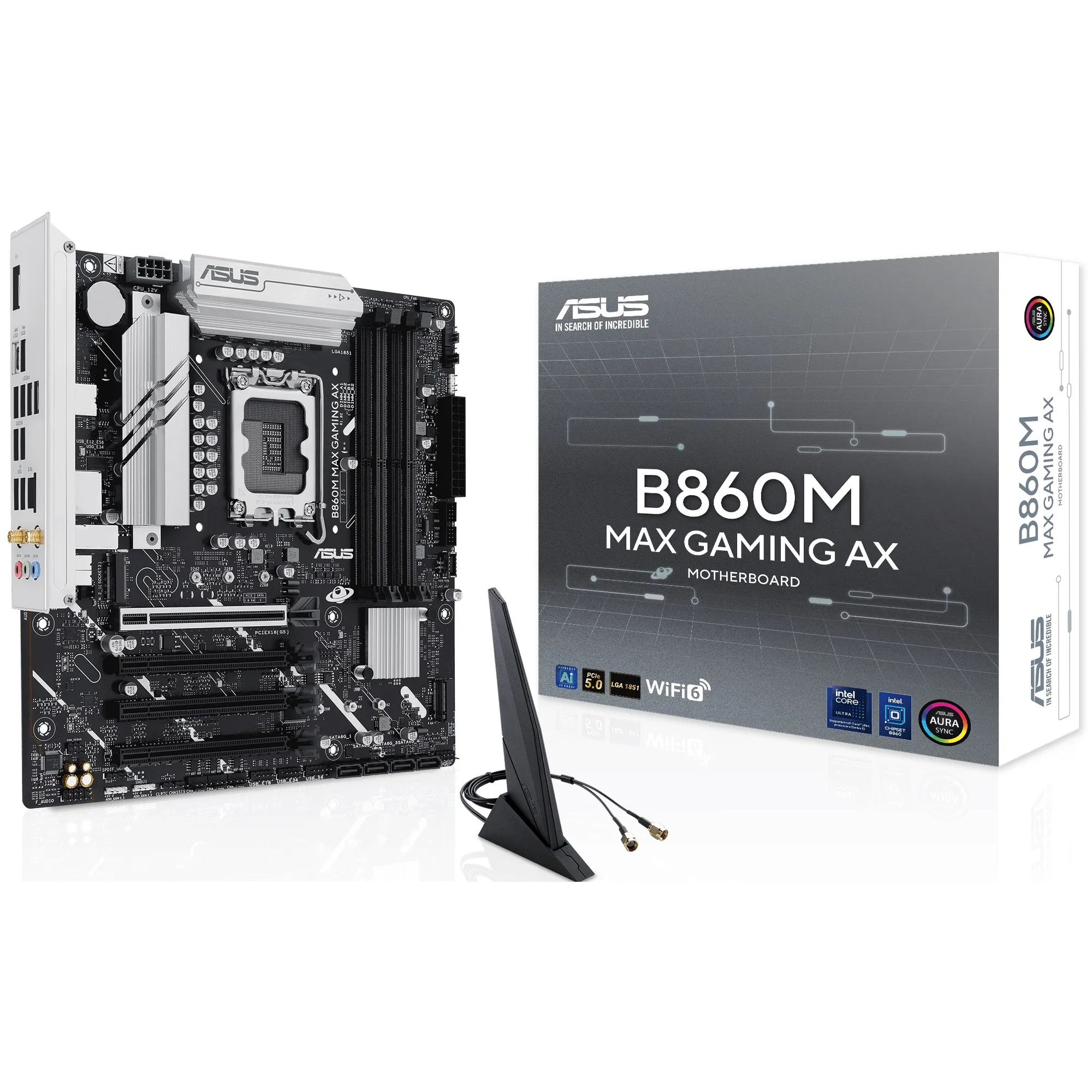 Купить Материнская плата ASUS B860M MAX GAMING AX - фото 1