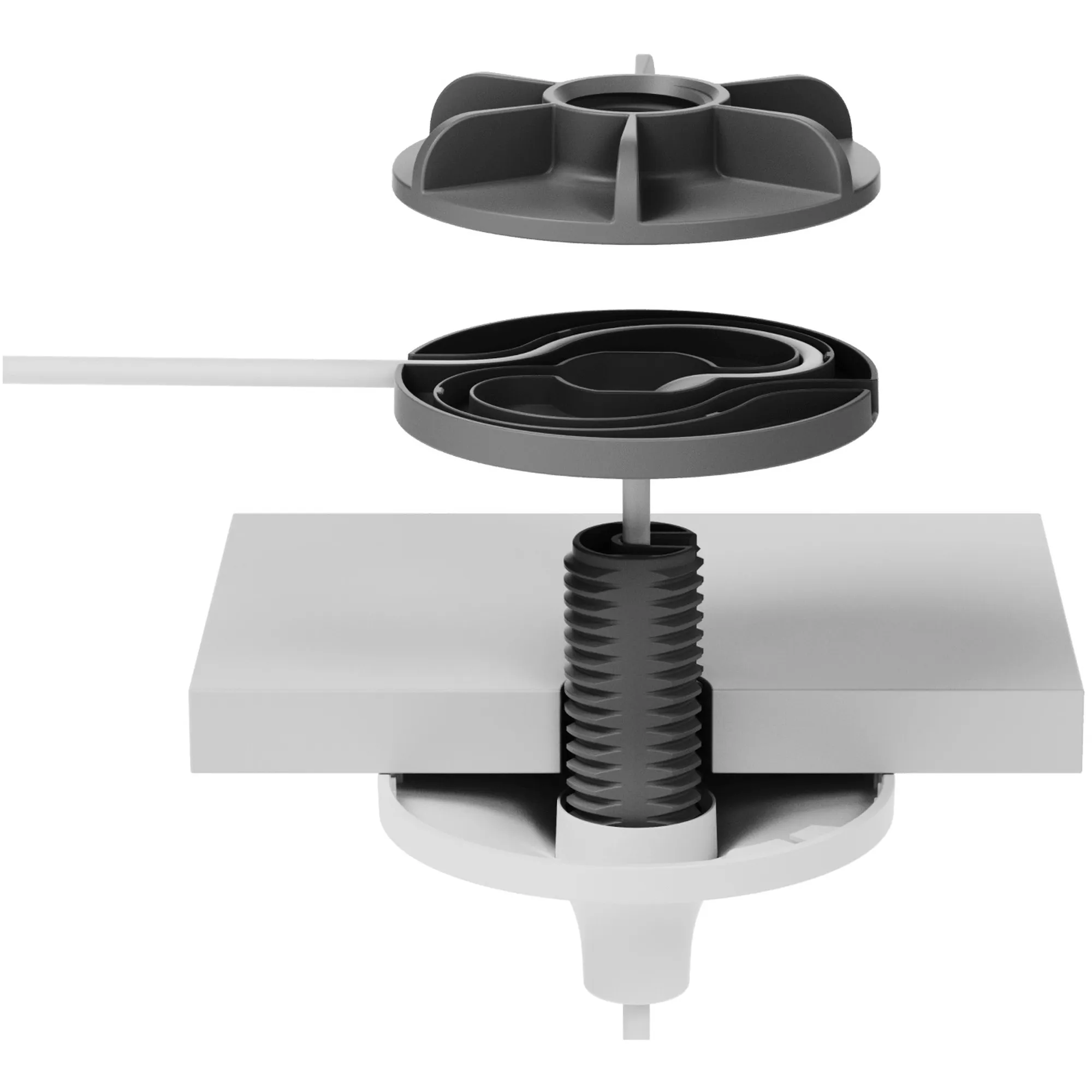 Купити Кріплення на стелю Logitech Mic Pod Pendant Mount White (952-000123) - фото 2