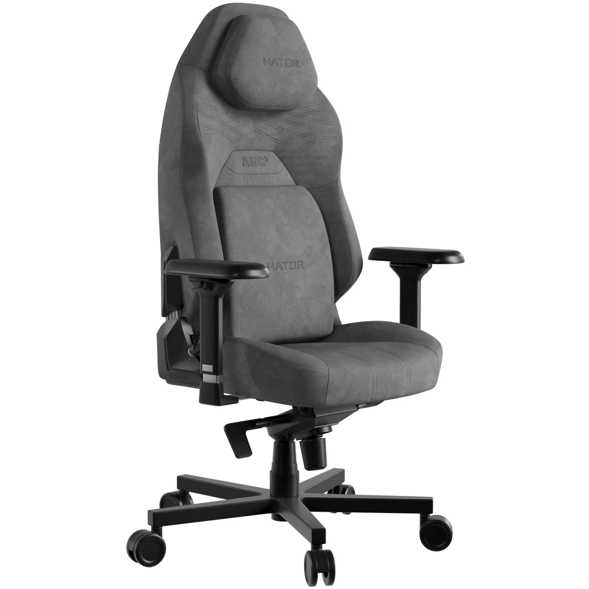 Купити Крісло для геймерів HATOR Arc 3 L Velour Grey (HTC3446L) - фото 2