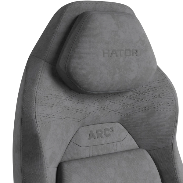 Купити Крісло для геймерів HATOR Arc 3 L Velour Grey (HTC3446L) - фото 5