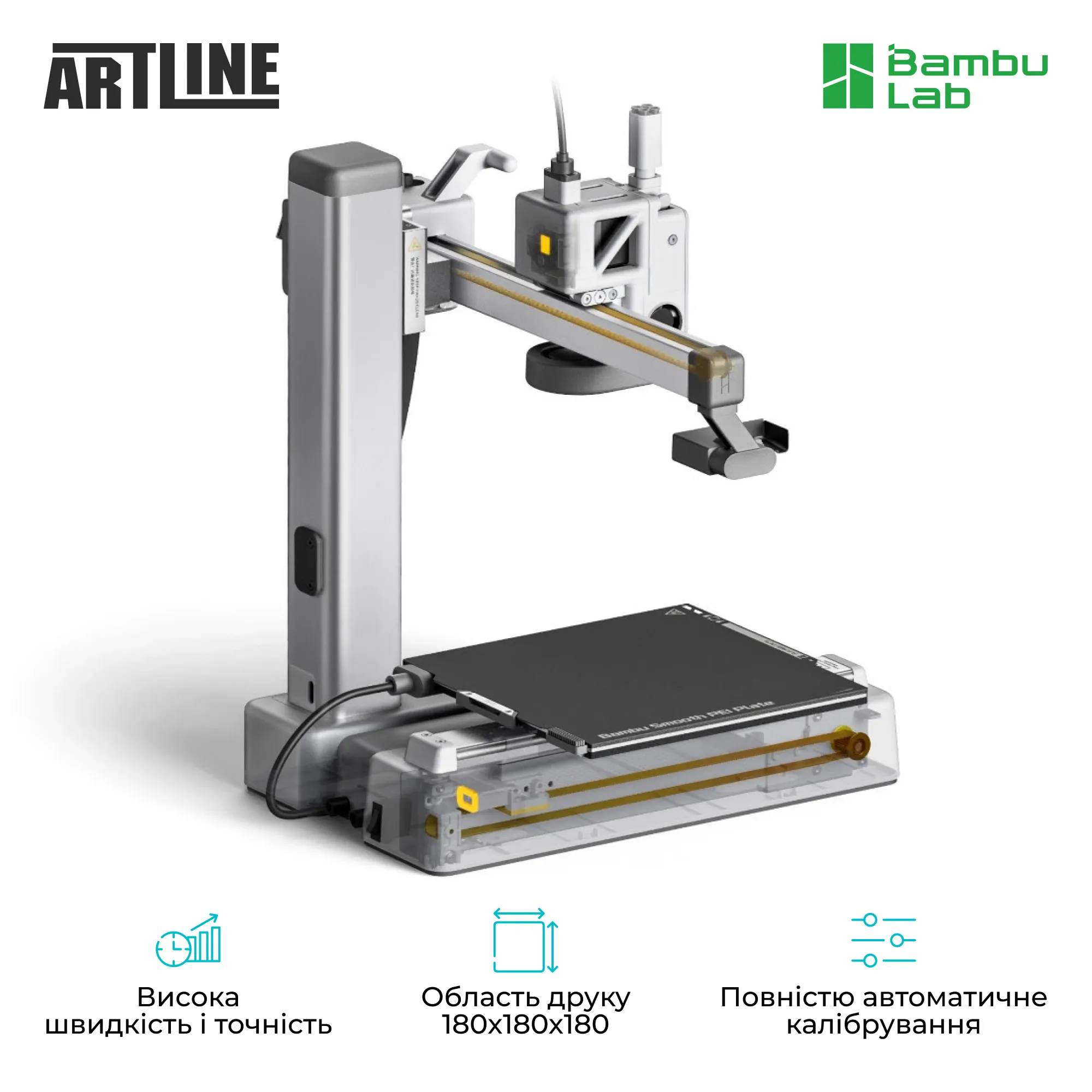 Купити 3D принтер Bambu Lab A1 Mini (PF002-M-EU) - фото 3