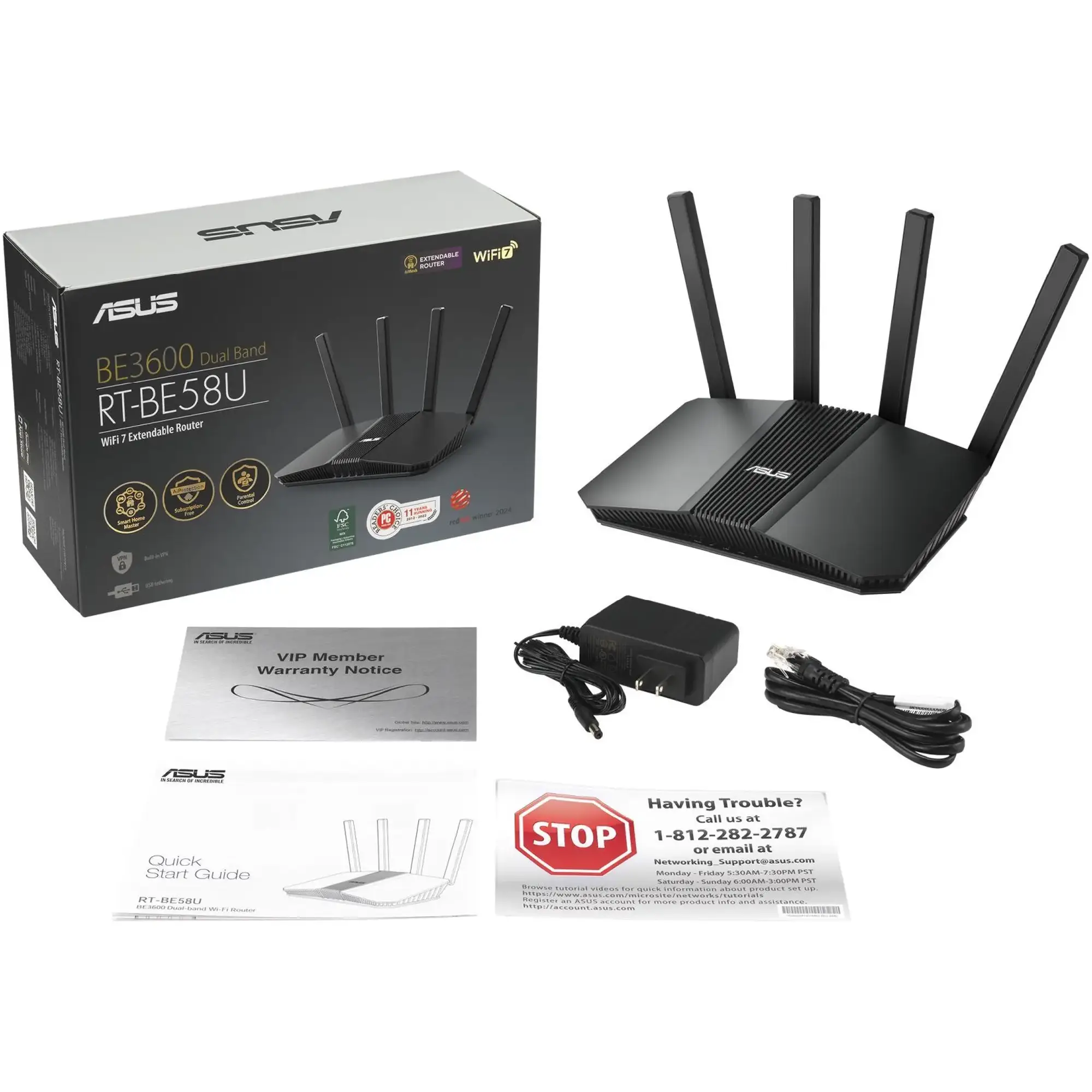 Купити Маршрутизатор ASUS RT-BE58U V2 (90IG0A70-MO9C00) - фото 5