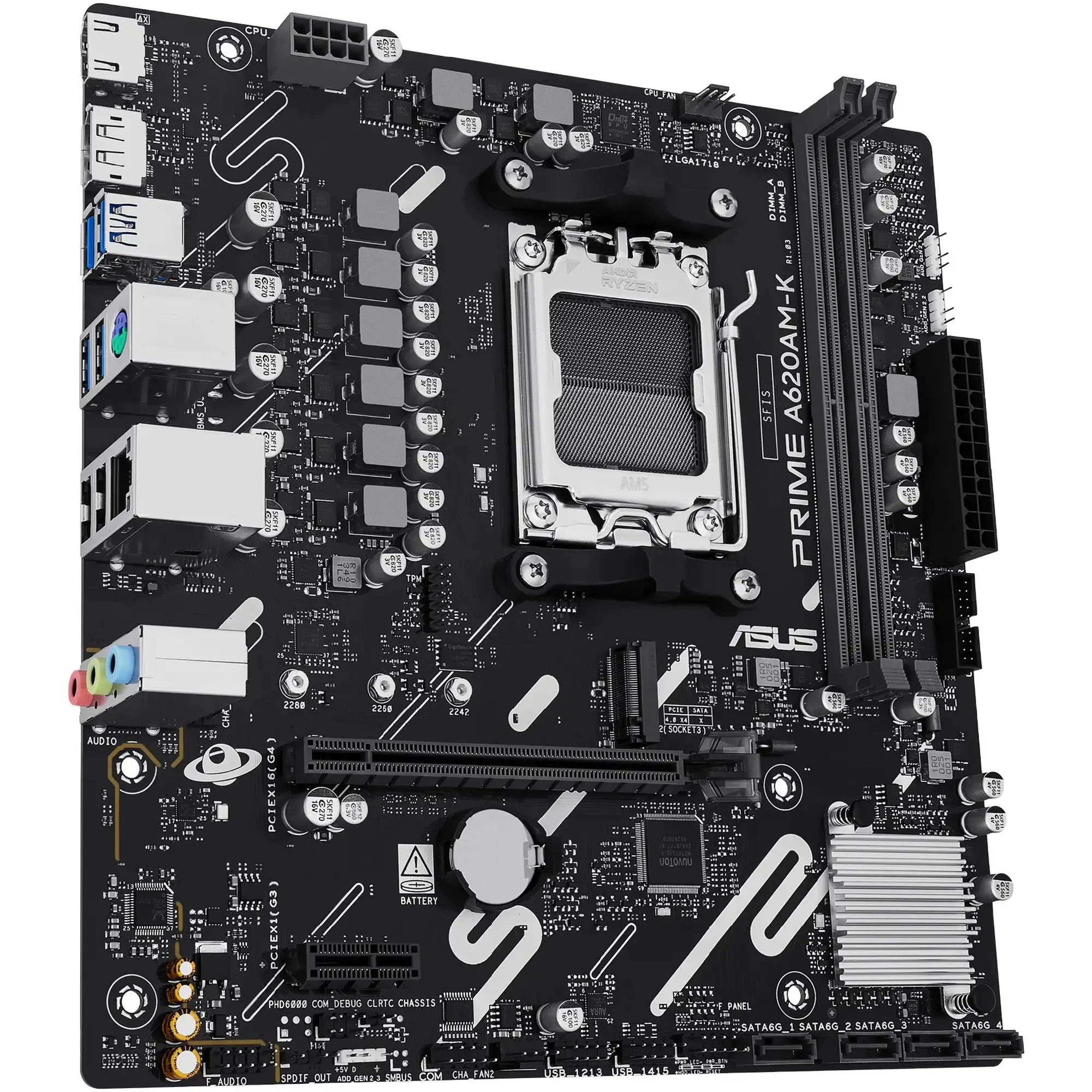 Купить Материнская плата ASUS PRIME A620AM-K - фото 2