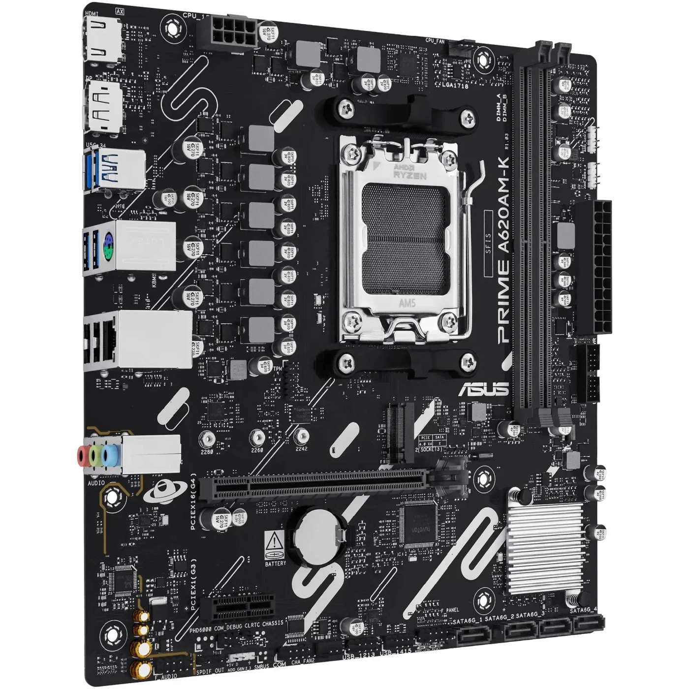 Купить Материнская плата ASUS PRIME A620AM-K - фото 3