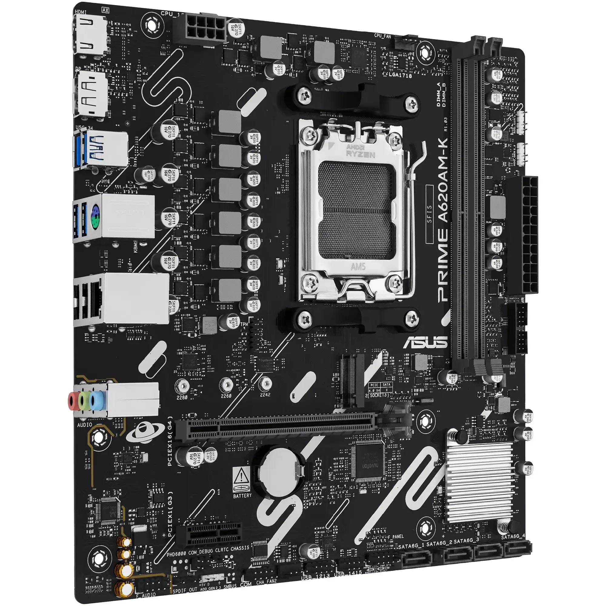 Купить Материнская плата ASUS PRIME A620AM-K - фото 3