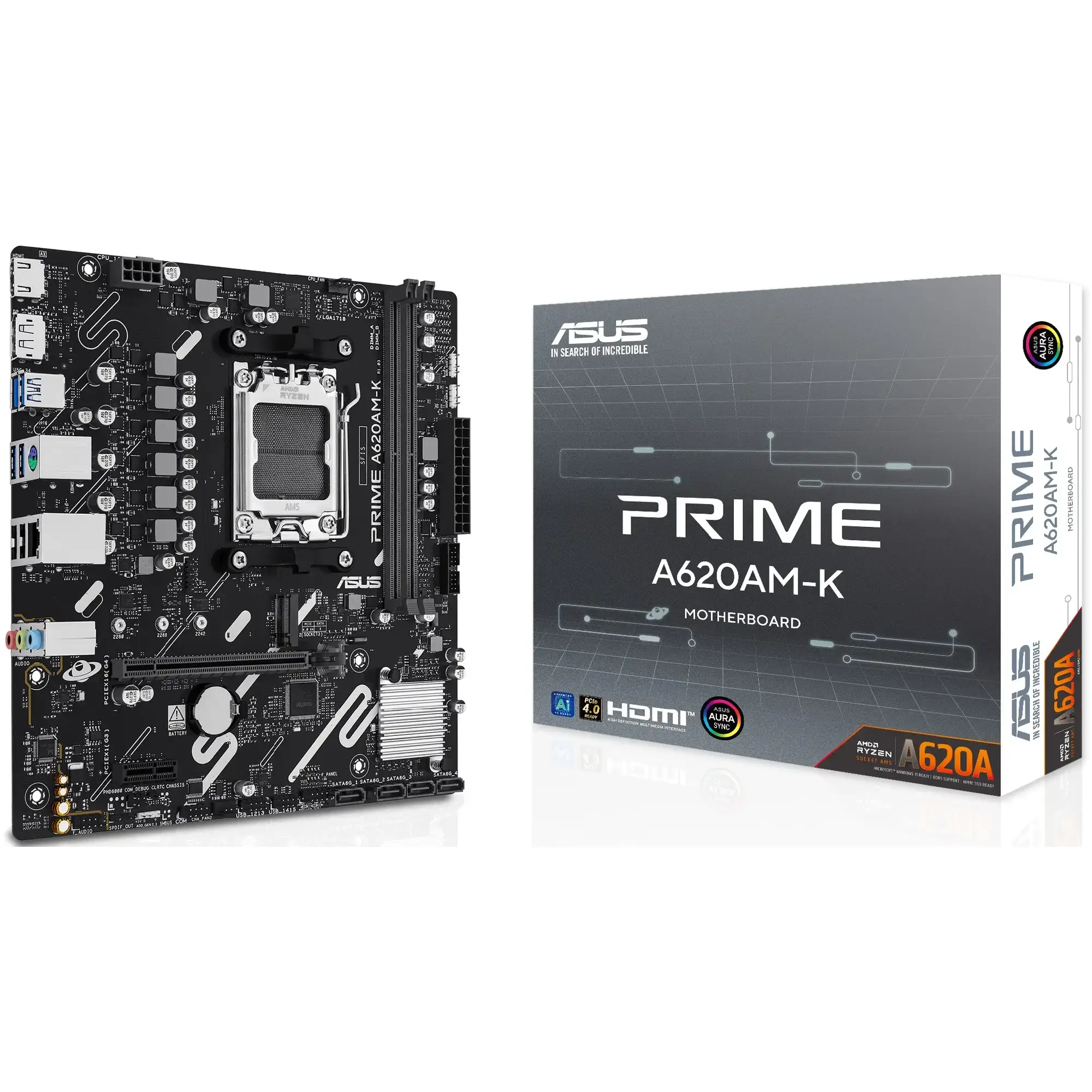 Купить Материнская плата ASUS PRIME A620AM-K - фото 6